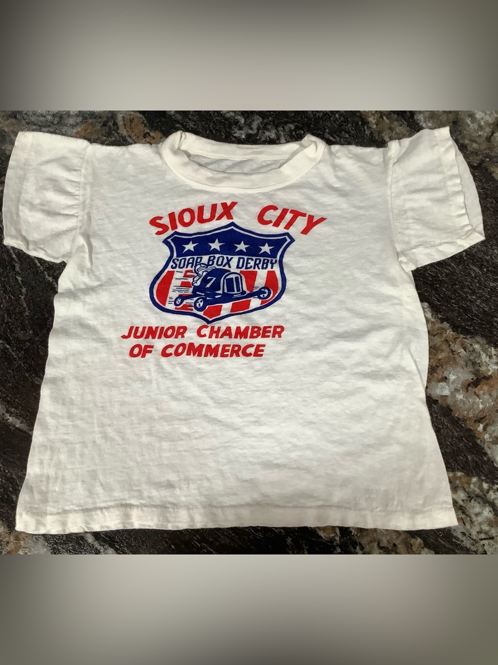 Rare 1960’s Soapbox Derby Sioux City Junior, Chamber of Commerce T-shirt